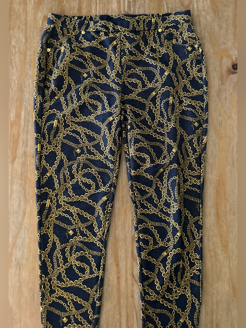 Michael Kors Stretch Chain Glitz Leggings - Picture 2 of 8